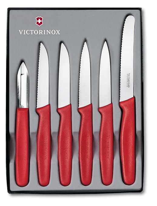 Buy Victorinox 6 Pc Knife Set Stainless Steel Cutting, Chopping