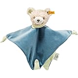 Steiff Friend-Finder Teddy Bear Comforter with Rustling Foil, Cream/Green/Petrol