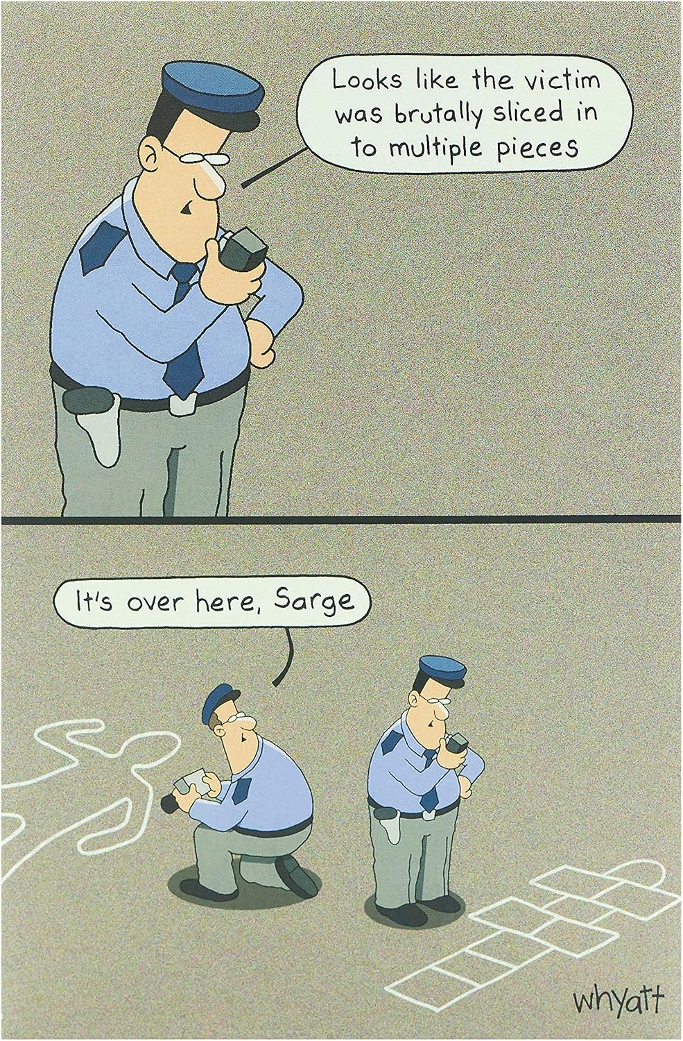 UK Greetings Birthday Card for Him/Friend - Police Joke Design, Neutral, 121 mm x 184 mm