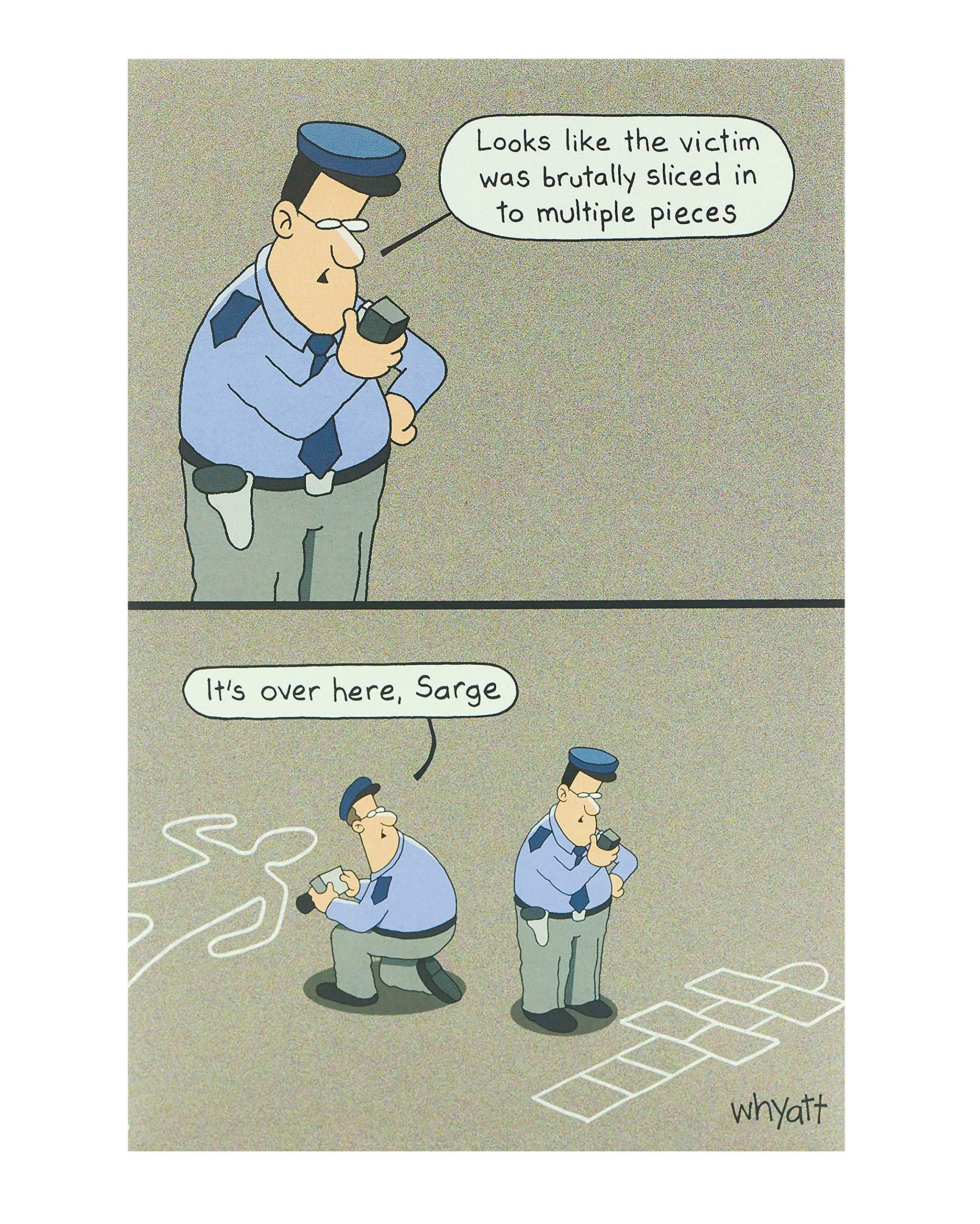 UK Greetings Birthday Card for Him/Friend - Police Joke Design