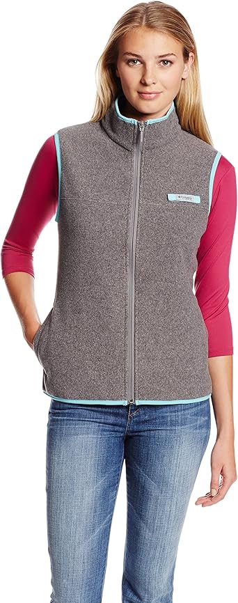 gray columbia vest