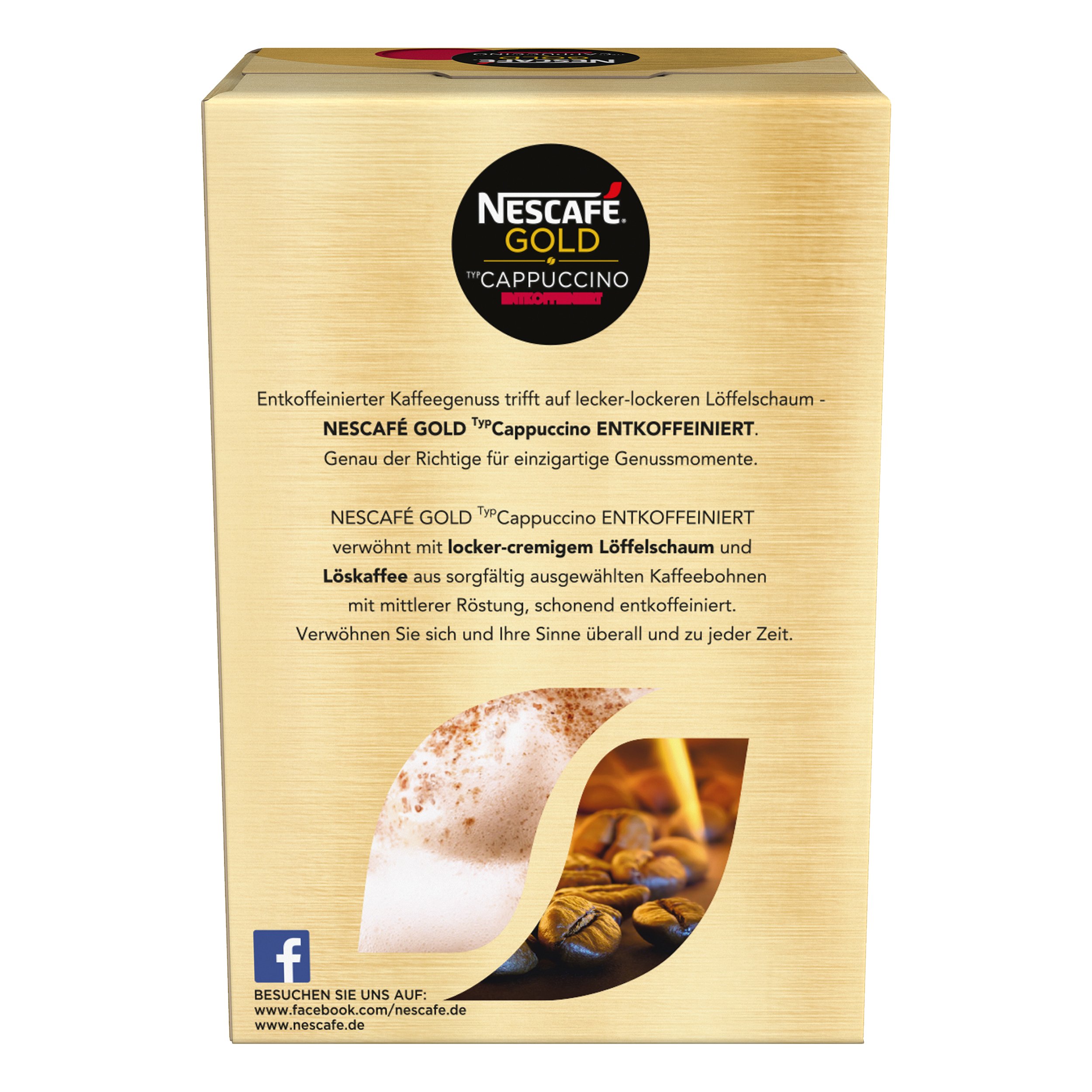 Nescafe Extra Foam Decaf Cappuccino 10 pc. Buy Online in UAE