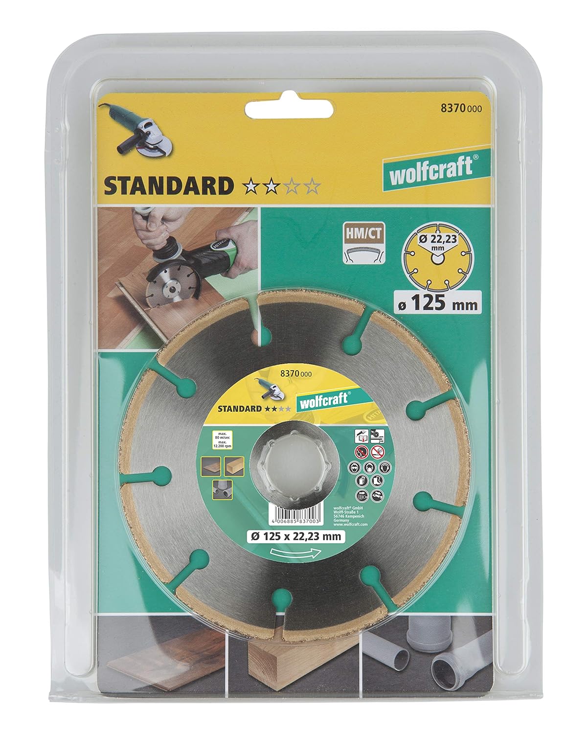 Disco Abrasivo Universale Wolfcraft 1674000 - Per Trapani E Smerigliatrici - Foto 5