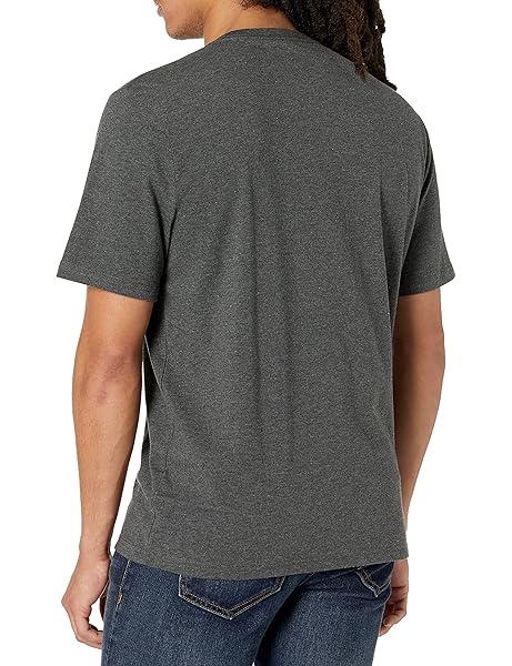 AMAZON ESSENTIALS 100% COTTON T SHIRTS FOR MEN, REGULAR-FIT SHORT-SLEEVE V-NECK, PACK OF 2, AVAILABLE IN BIG & TALL, CHARCOAL HEATHER, 6X-LARGE BIG TALL