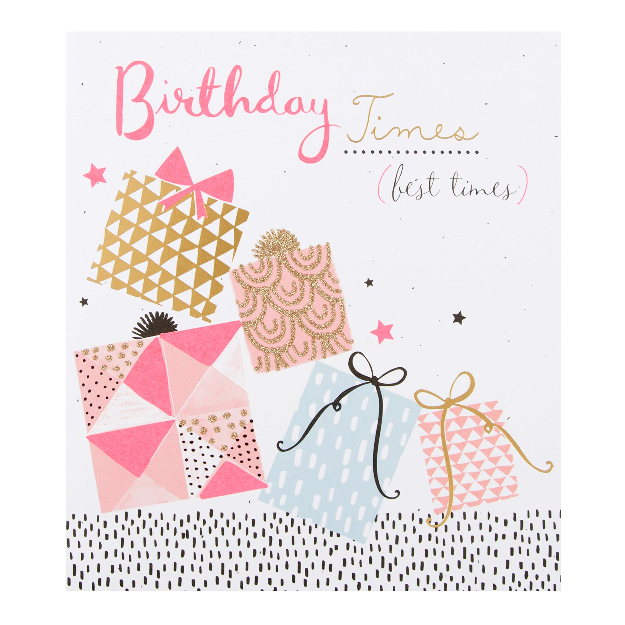 Hallmark Birthday Card 'Best Times' - Medium