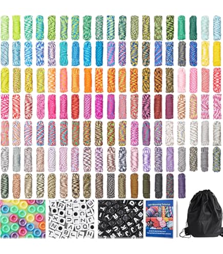 Paracord Planet Holiday Colors 550 Paracord - Ideal Para Bricolaje, Pulseras Y Cordones - Noel (50 Pies