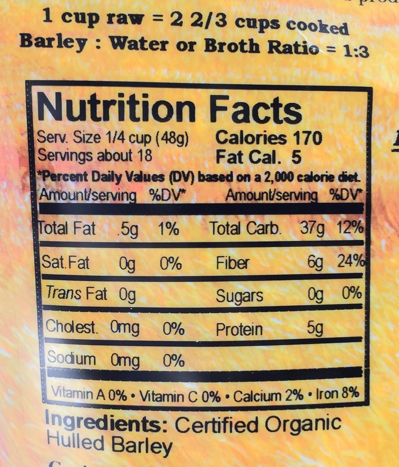 Hulled Barley Nutrition Cooked Blog Dandk