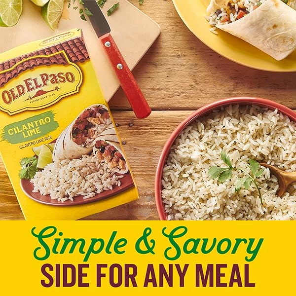 OLD EL PASO CILANTRO LIME SEASONED RICE, SIDE DISH, 6.2 OZ