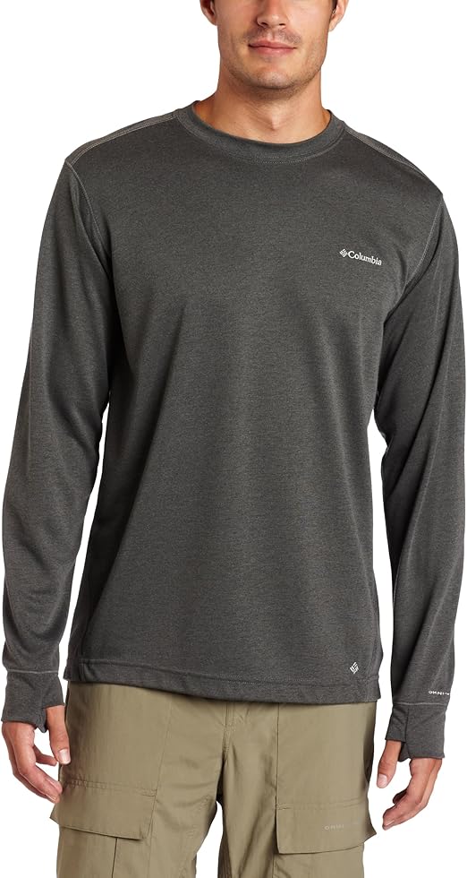 Columbia Men's Ultra Stop Long Sleeve Crew Shirt Amazon.co.uk Clothing