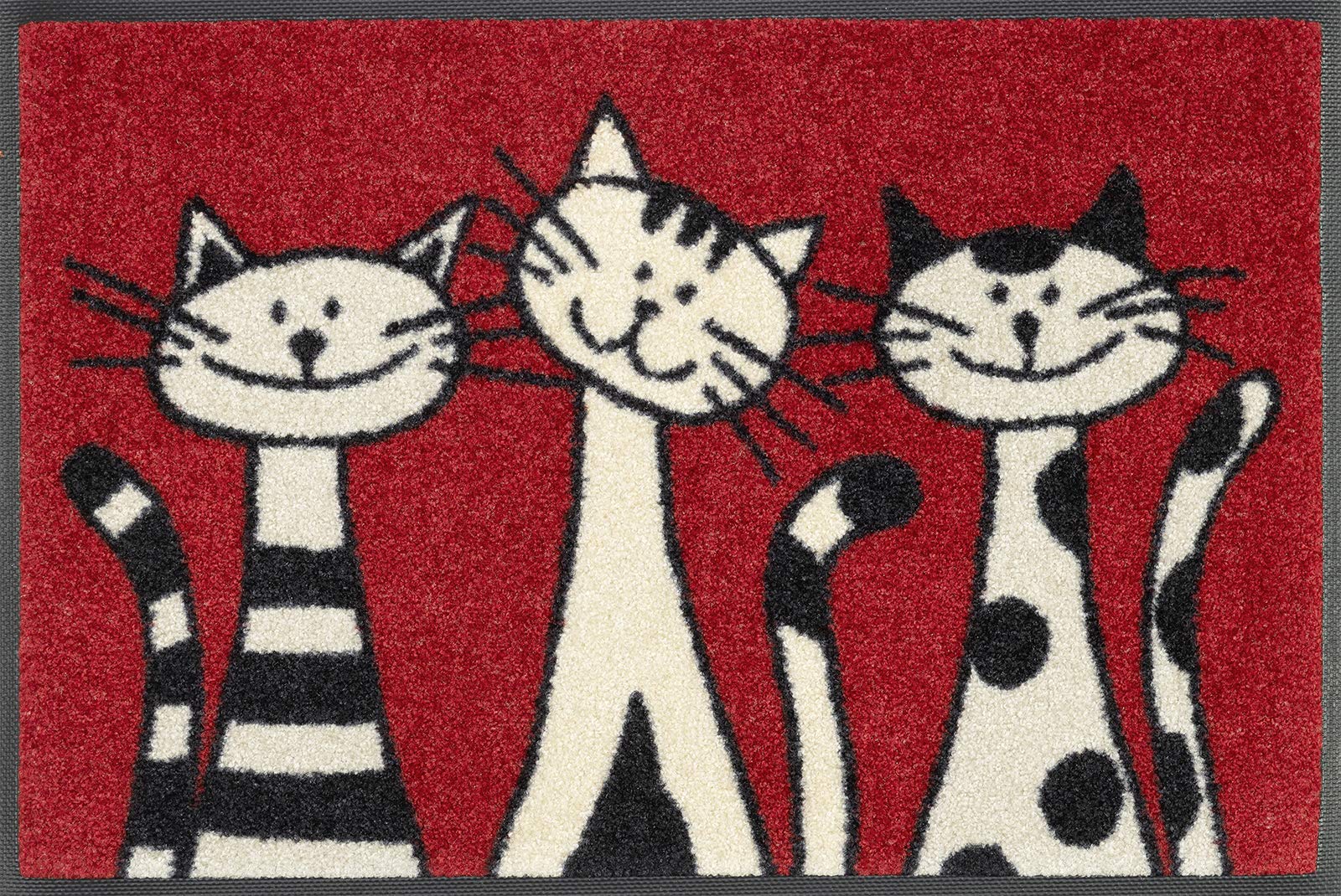 Wash + Dry Door mat, red, 40/60