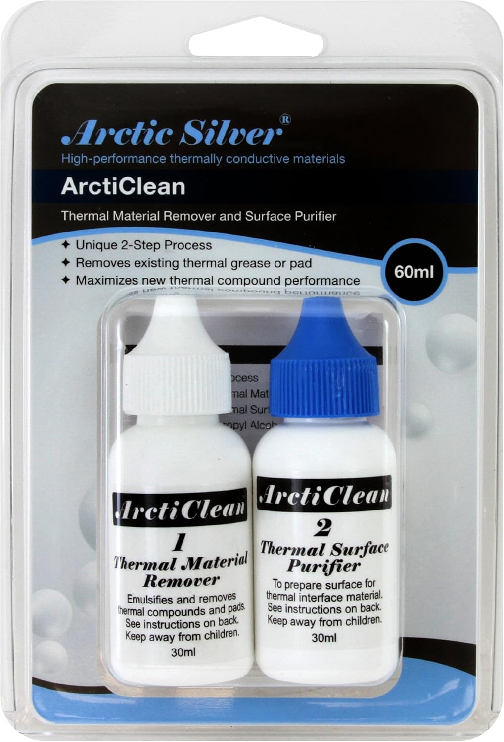 Arctic Silver Arcticlean Thermal Cooling Material Remover and Surface Purifier (ACN-60ML): Computers & Accessories