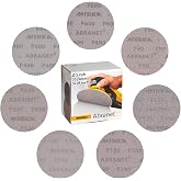 Mirka Abranet 5 Inch Assortment Mesh Sanding Discs, Hook and Loop, 35 Pack | 7 Grits: 80/120/180/240/320/400/600, 5 Each, Dust-Free Sanding with Random Orbital Sanders on Wood, Drywall, Paint and Metal