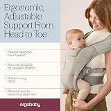 Ergobaby Embrace Baby Carrier Newborn Front Inward Olive view 3