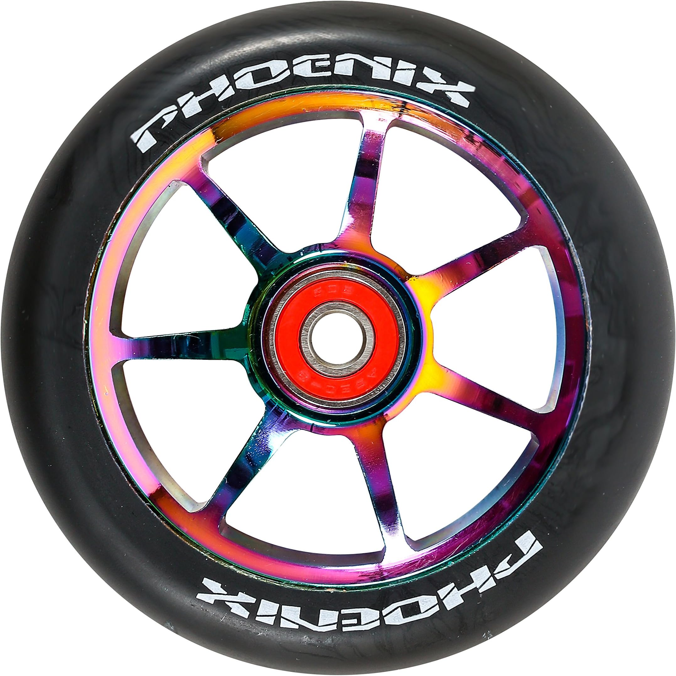 Phoenix F7 Alloy Pro Scooter Wheel 110mm with ABEC 9 Bearings - Single or Set (Single)