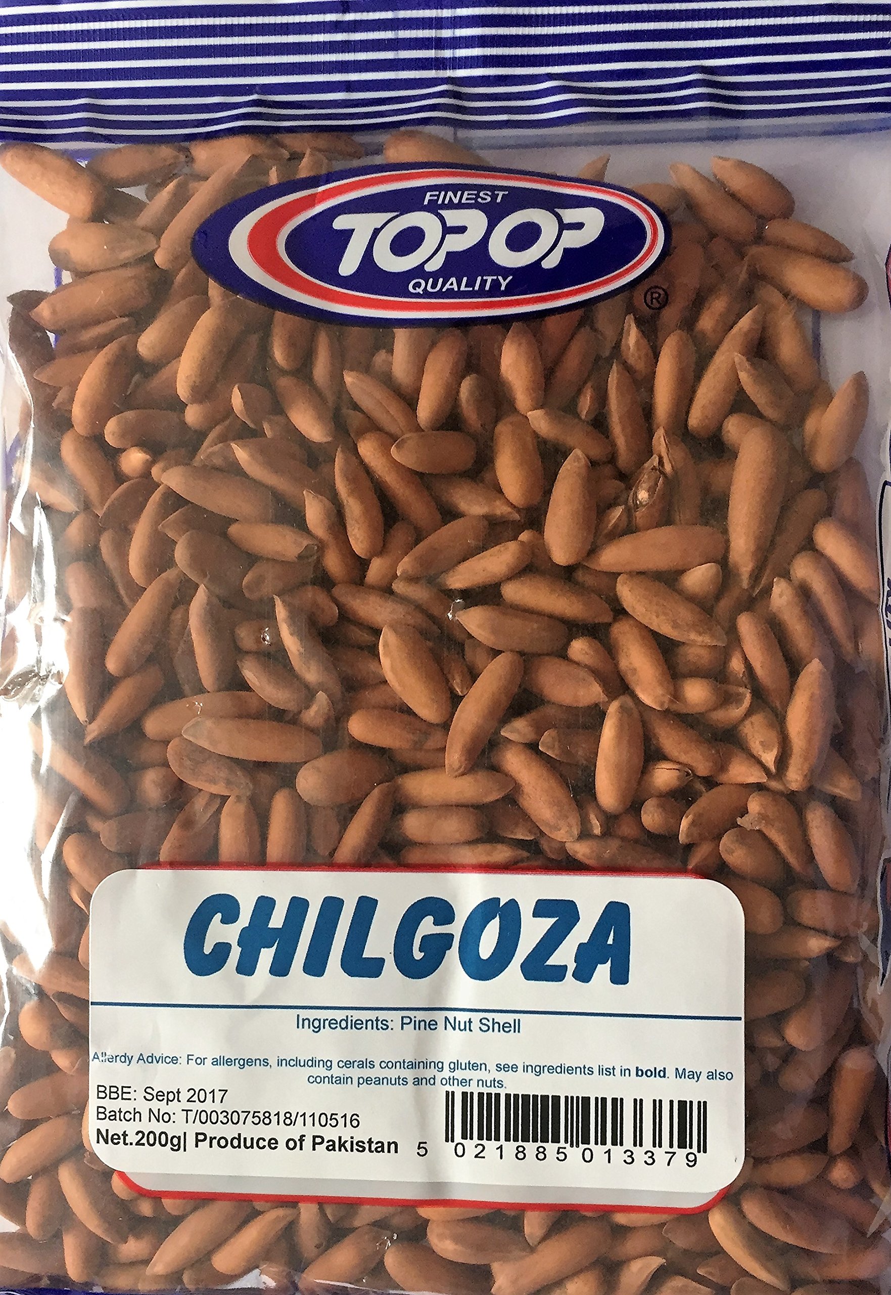 Buy Top Op Chilgoza (Pine Nuts in Shells) 200g Online at