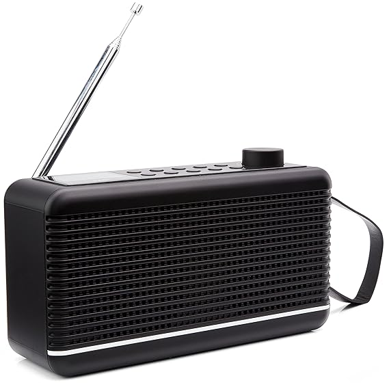Sky Vision Digitalradio 30S mit Bluetooth - Klein, Lautsprecher, DAB+, Schwarz