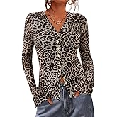 BTFBM Button Down Shirts for Women 2026 Spring Boho Tops V Neck Long Sleeve Blouses Ruched Mesh Fitted Fall Fashion