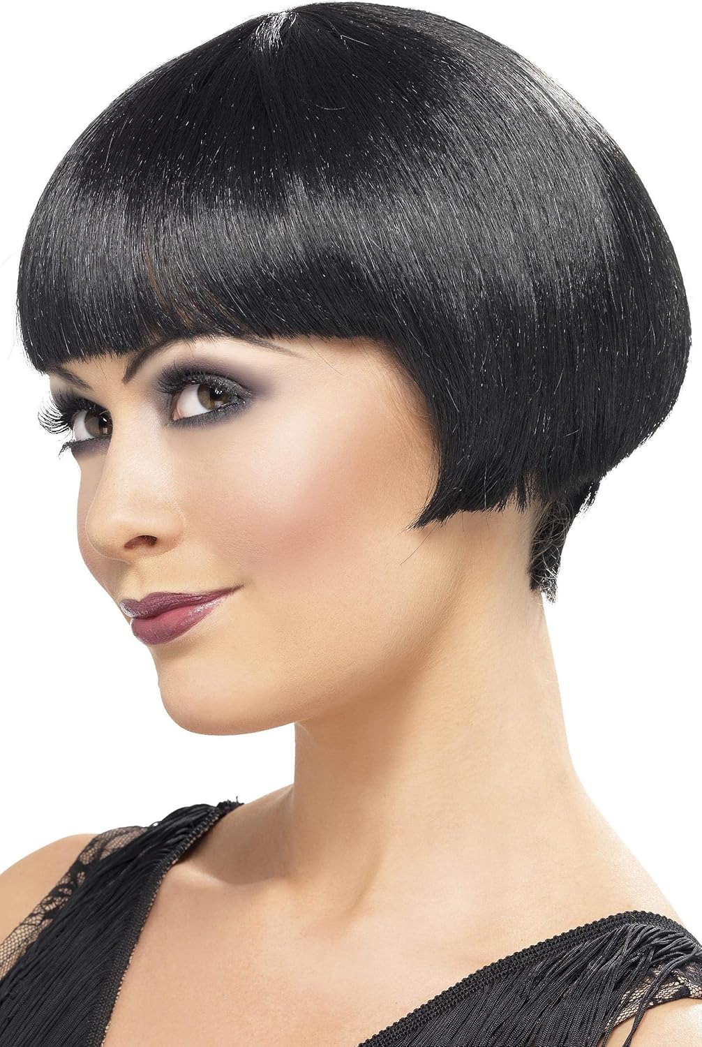 Amazon Com Smiffys 20s Flapper Bob Wig Clothing