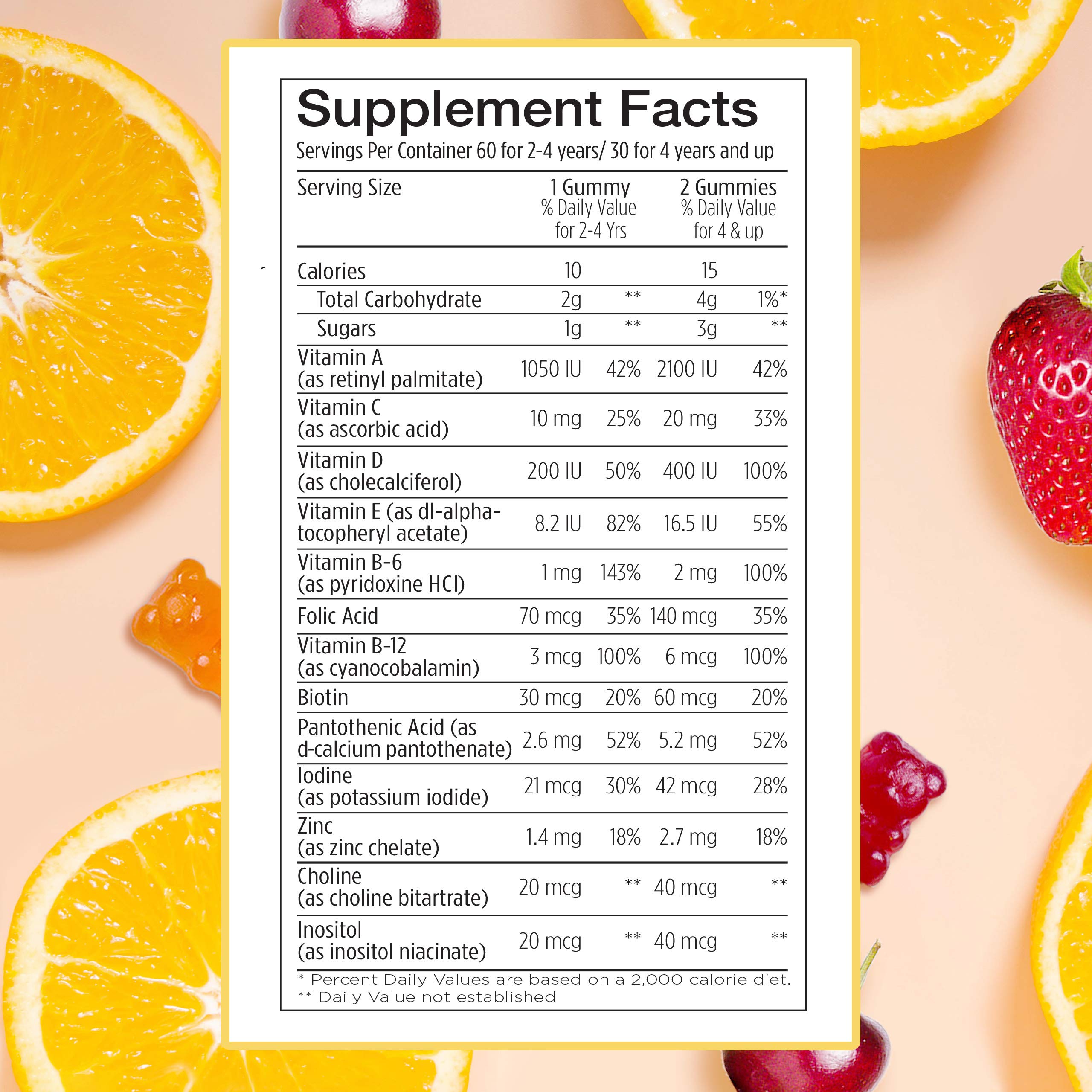 HRMNY Kids and Toddler Gummy Multivitamins (60 Vegetarian Gummies