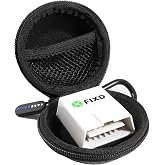 Casematix OBD Carry Case Compatible with FIXD OBD2 Bluetooth Car Diagnostic Tool for Auto Car Health Monitor Device, Case Only
