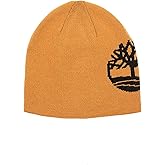 Timberland Mens Reversible Logo Jacquard Beanie