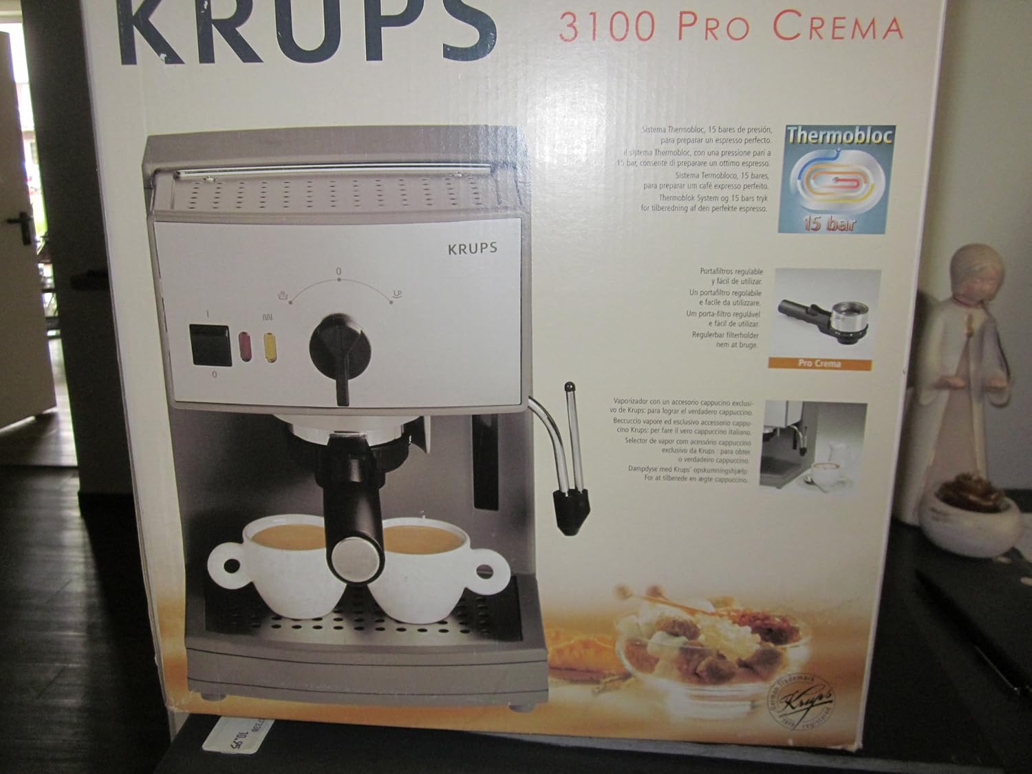 Krups 976 Novo 3100 Pro Crema Cafetera expreso: Amazon.es: Hogar