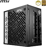 MSI MPG A850G PCIE5 850W PSU 80 Plus Gold ATX 3.0 Fully Modular UK view 6