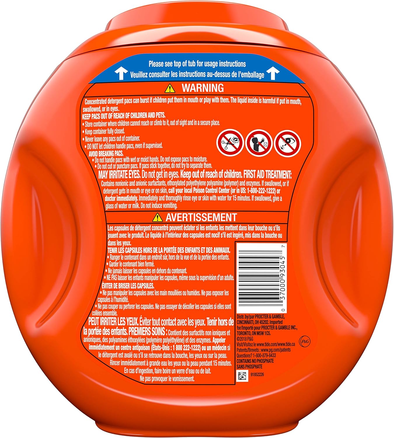 Tide PODS Liquid Laundry Detergent Pacs, Original, 81 count: Health & Personal Care