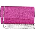 Outrip Women's Evening Bag Clutch Purse Glitter Party Wedding Handbag with Chain