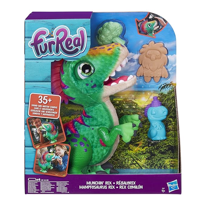 Hasbro E0387EU4 FurReal Mampfosaurus Rex, elektronisches Haustier
