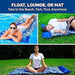 Aqua 3-in-1 Fold and Go Pool Float, Mat and