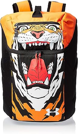 under armour red and black backpack