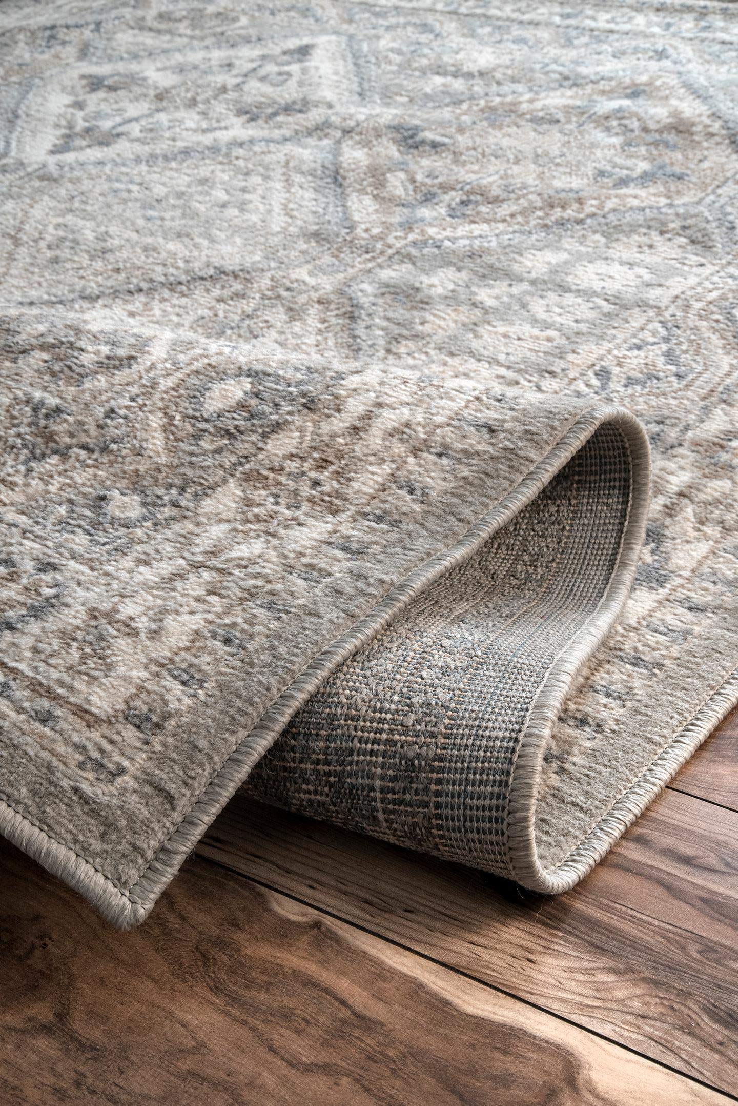 nuLOOM Becca Vintage Tile Area Rug, 8' x 10', Grey