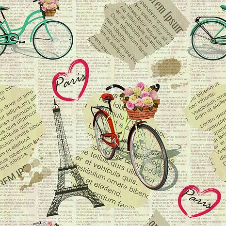 Unique Graphics Newspaper Self Adhesive Peel and Stick PVC Wallpaper