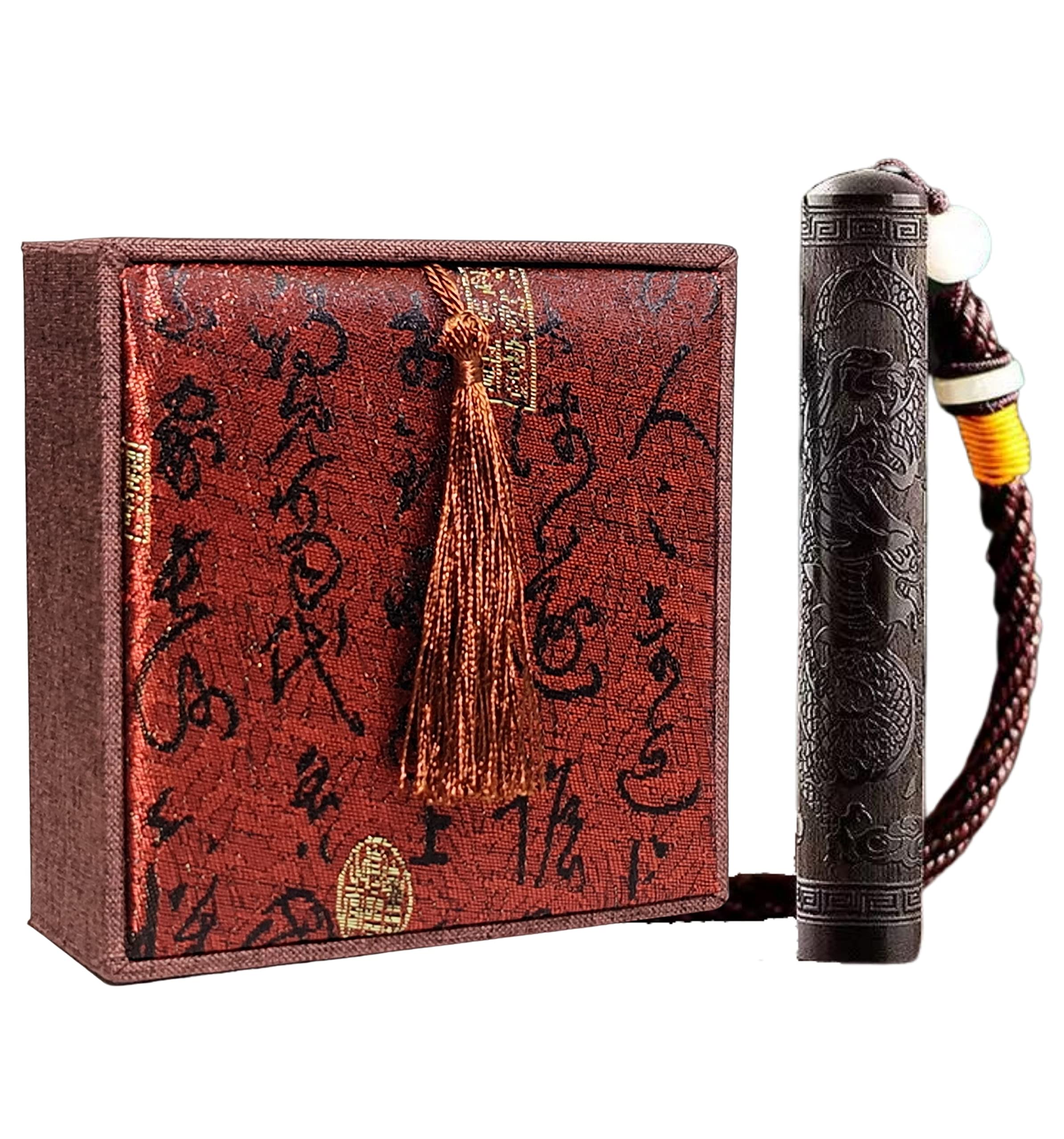 Zactly MODEL AL09 Unique Blowing Electric Arc Lighter, Windproof Dustproof Portable USB Rechargeable Style, Retro Pattern Flameless Coil Torch Plasma Lighter for Camping, Hiking, Outdoor (DRAGON)