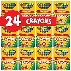 Crayola Crayons Bulk, 12 Packs of 24 Count