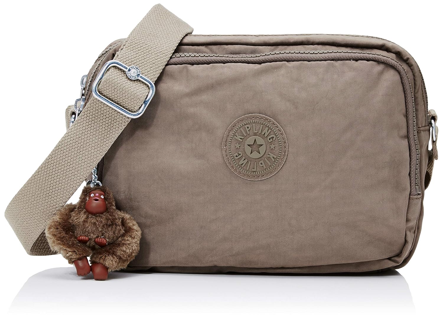 Buy Kipling Women's Nylon Across Body Shoulder Bag (True Beige) at