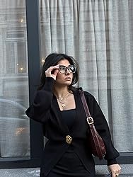 VISOONE Chunky Square Blue Light Blocking Glasses