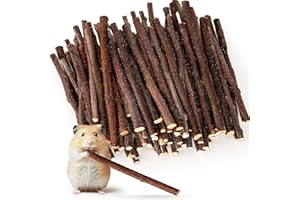 Sukh Natural Organic Apple Sticks - 250g Hamster Chew Stick Hams Rabbit Bunny Gerbil Guinea Pig Squirrel Chinchilla Small Animal Chew Sticks