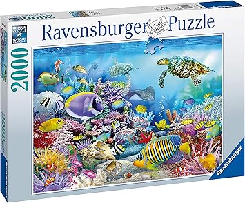 Ravensburger Coral Reef Majesty Jigsaw Puzzle (2000 Piece), Multicolor