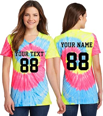 Custom Tie-Dye T-Shirts for Women 