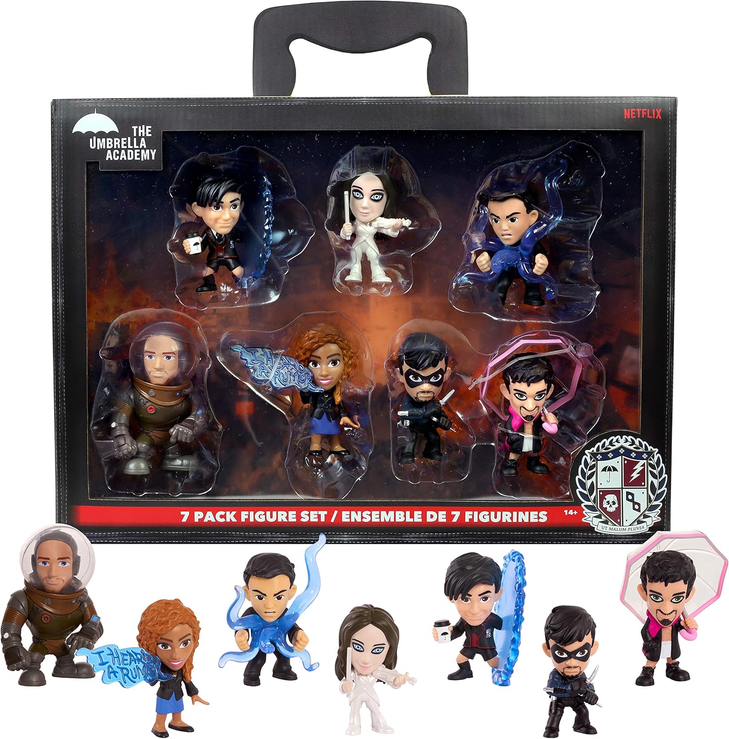 The Umbrella Academy 7Pack Figure Set Amazon Exclusive Toys & Games