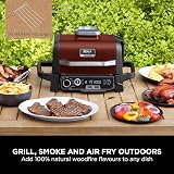 Ninja Woodfire Outdoor Grill Smoker Air Fryer 7 Functions Red/Black view 4