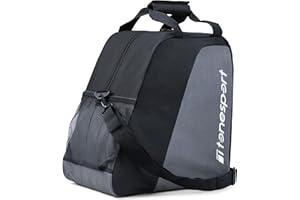 Tonesport Ski Bag and Boot Bag Combo - Ski Bags for Air Travel - Unpadded Snow Ski Bags - For Skis Up to 180cm