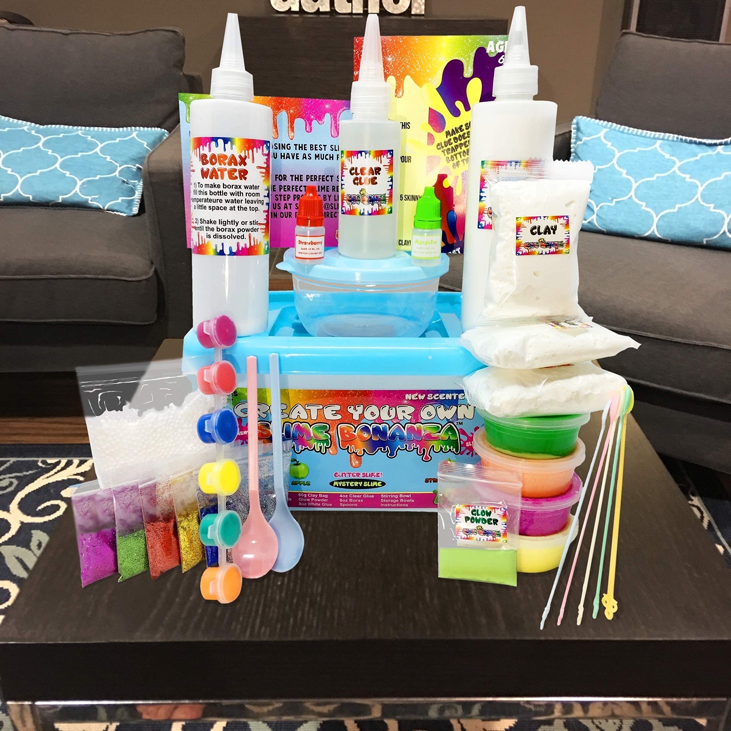 Slime Bonanza Slime kit for Girls and Boys 36pcs DIY Slime Making kit