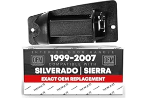 Extended Cab Driver Side Rear Door Handle LH GM1520115| Compatible with Chevy Silverado Pickup (99-06) GMC Sierra Pickup Truc