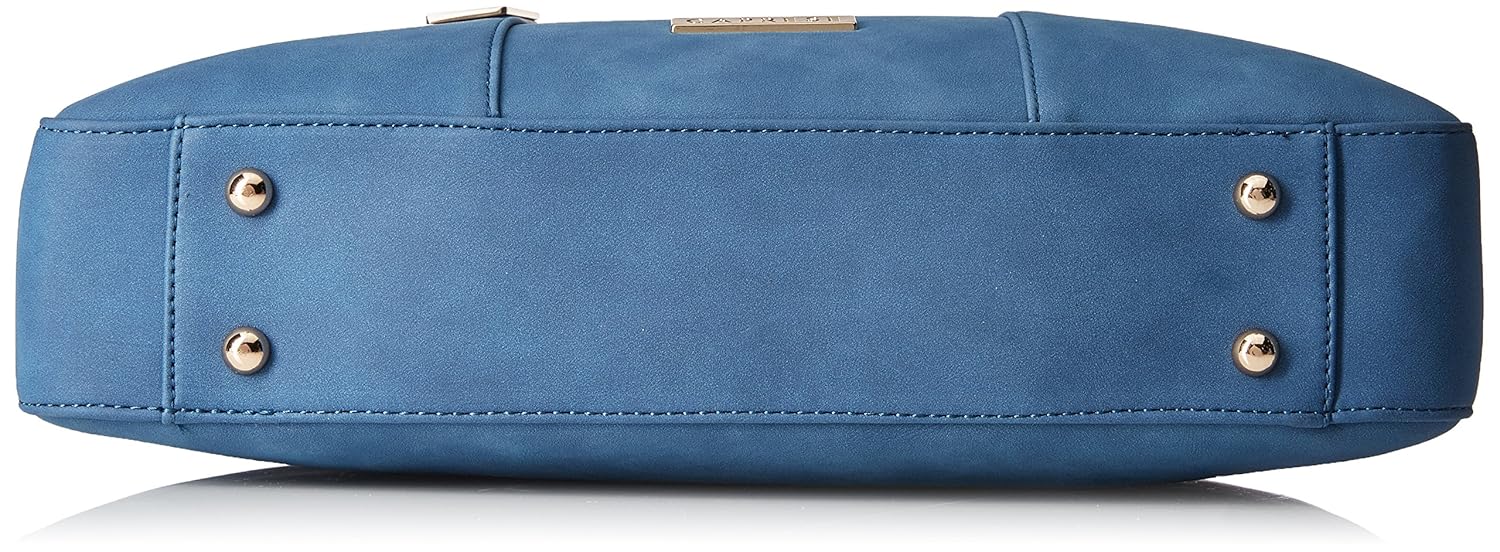 caprese felicia women's satchel (navy and tan) ()