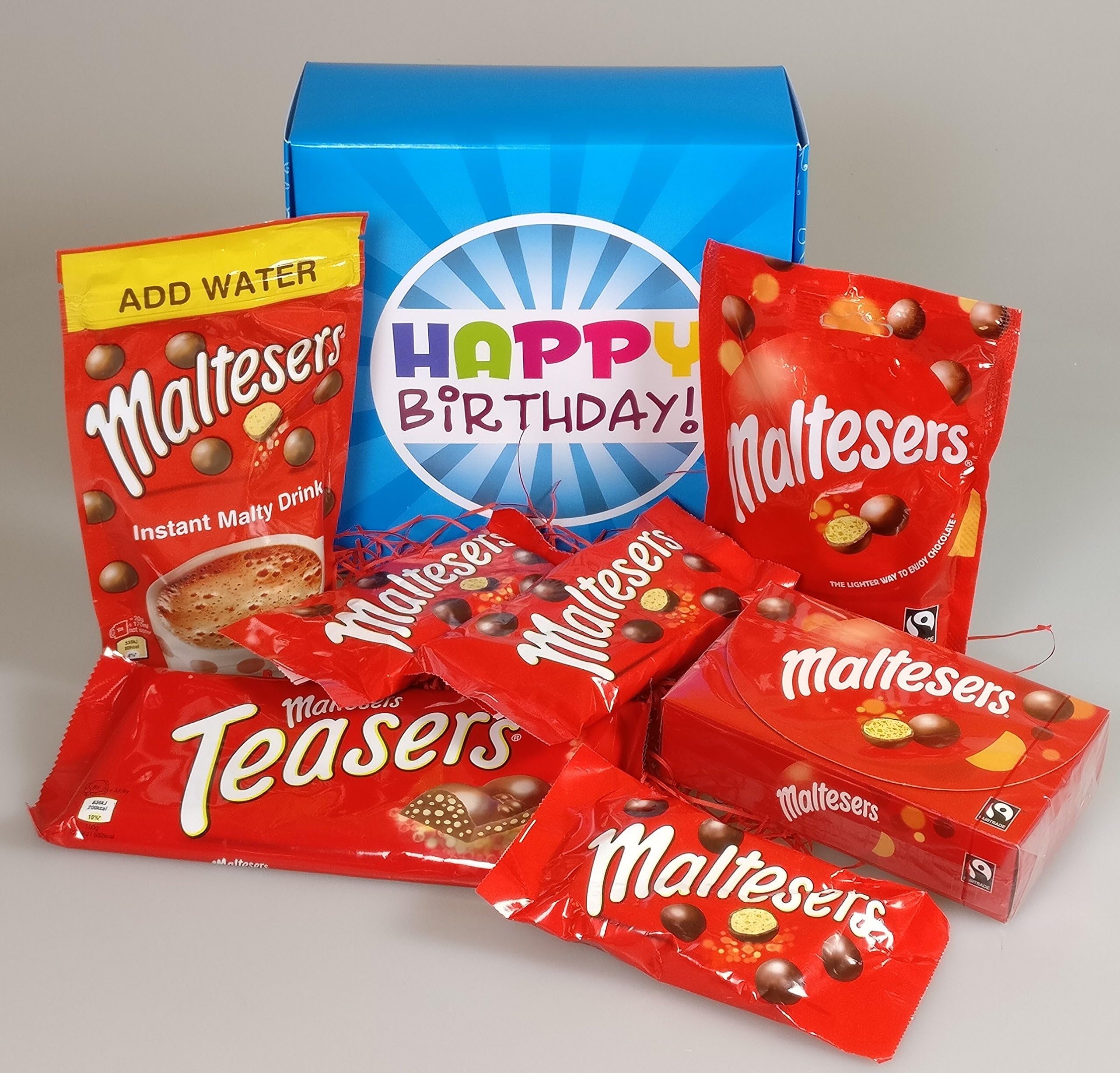 The Ultimate Malteasers Happy Birthday Box - Selection of Malteaser Products