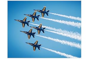 ArtDash Historic United States Military Photo ~ THE BLUE ANGELS Air Show (8"×10" photo)