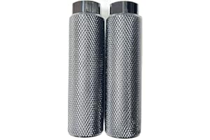 SZWEDI BMX Pegs 2PCS Aluminum Alloy for BMX Stunt Pegs BMX Accessories Anti-Skid Bicycle Pegs Fit 3/8 inch Axles 100x28mm